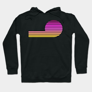 Vintage Sunset Stripes Hoodie